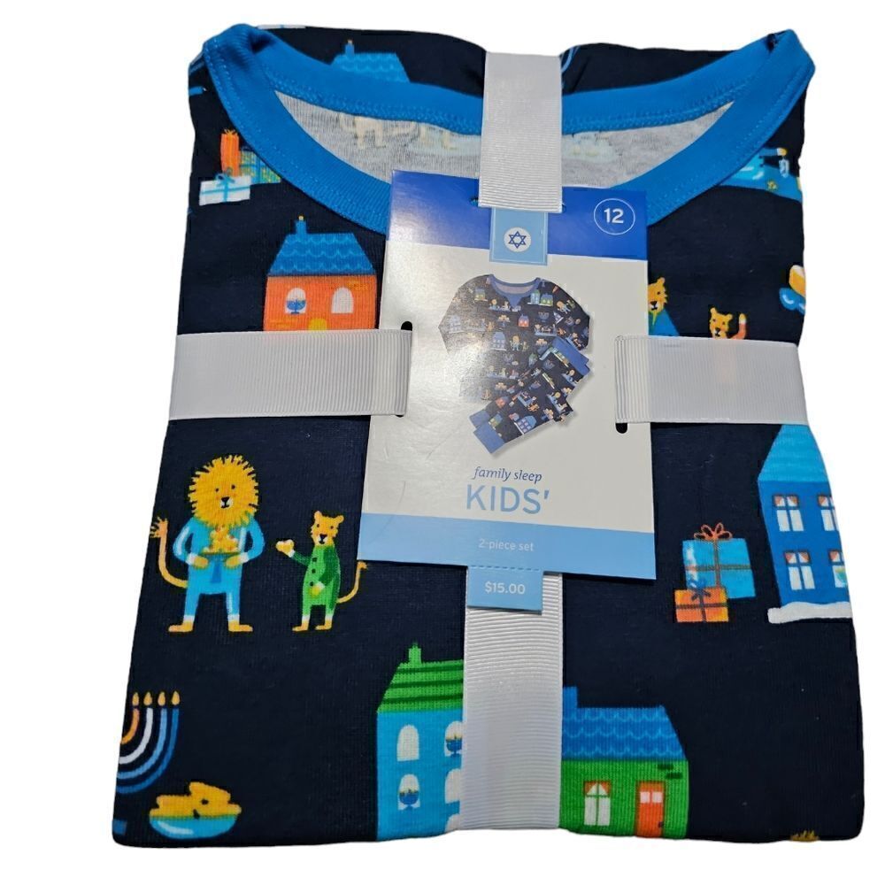 Kids TARGET Hanukkah 2 Piece Pajama Outfit Size 12